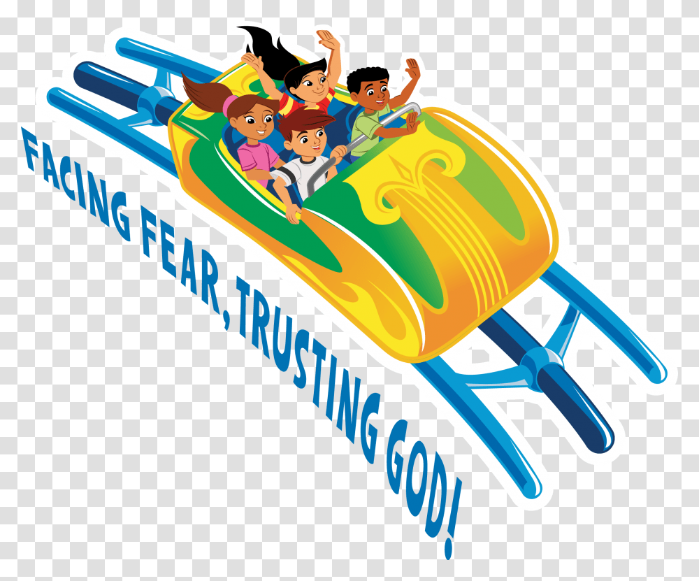 Download Roller Coaster Roller Coaster Clipart Kids, Sled, Person, Human, Amusement Park Transparent Png