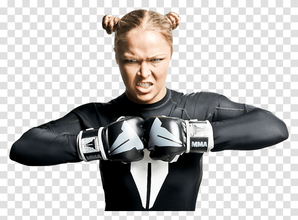 Download Ronda Rousey Pic Ufc Wallpaper Ronda Rousey, Person, Sport, Boxing, Hand Transparent Png