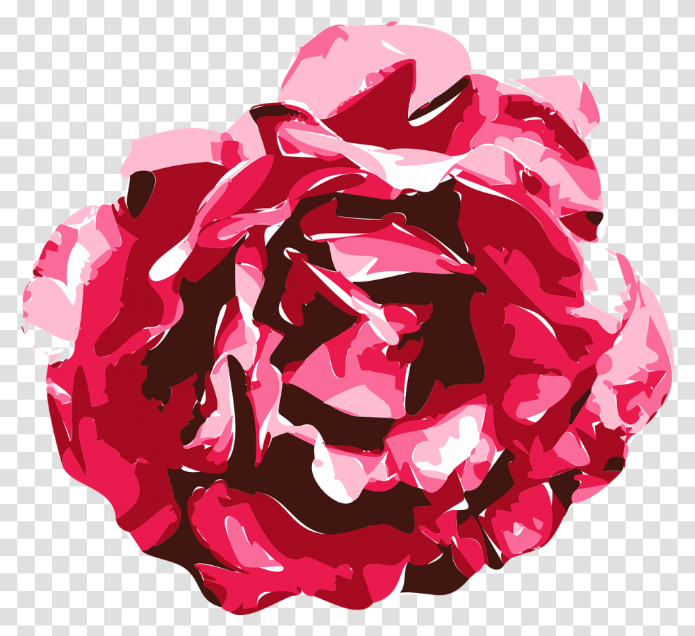 Download Roses Vector Drawing, Plant, Flower, Blossom, Peony Transparent Png