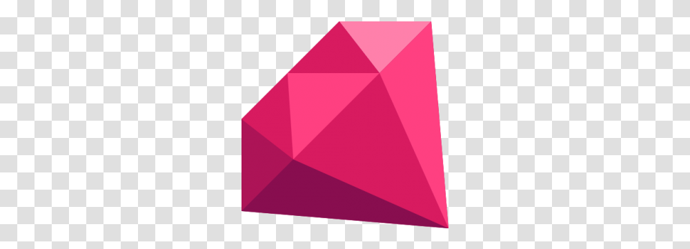 Download Ruby Stone Free Girly, Triangle, Purple, Art, Paper Transparent Png