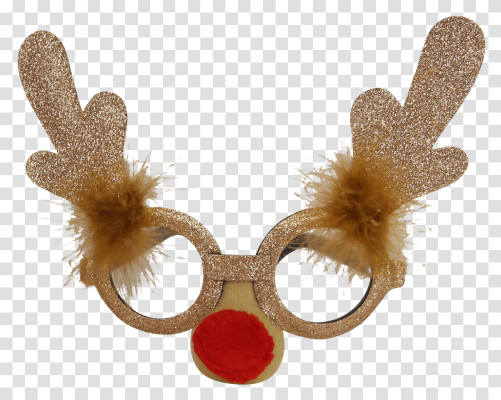 Download Rudolph Nose Christmas Glasses, Plant, Accessories, Accessory, Snake Transparent Png