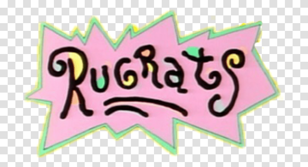 Download Rugrats Logo Clip Art, Label, Text, Sticker, Birthday Cake Transparent Png