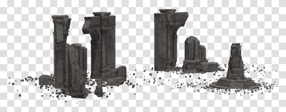 Download Ruin Picture Ancient Ruins White Background, Building, Architecture, Pillar, Column Transparent Png