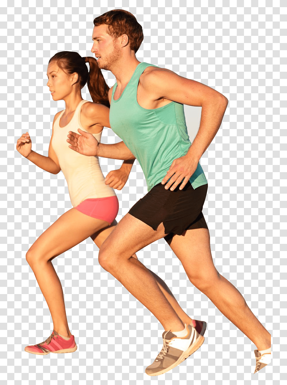 Download Running Man And Women Image For Free People Running, Dance Pose, Leisure Activities, Person, Shoe Transparent Png
