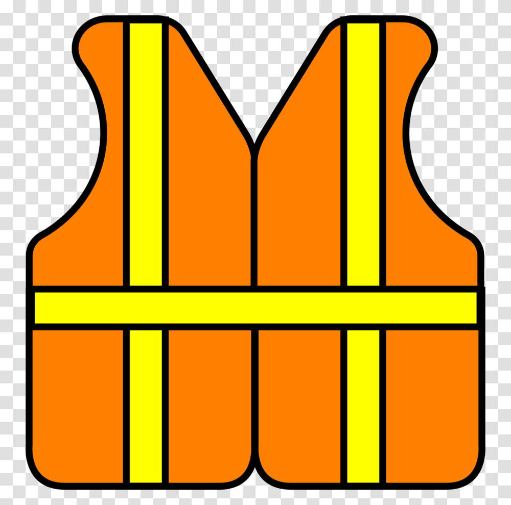 Download Safety Vest Clipart Gilets Jacket Clip Art Safety, Hand, Cutlery, Prison, Outdoors Transparent Png