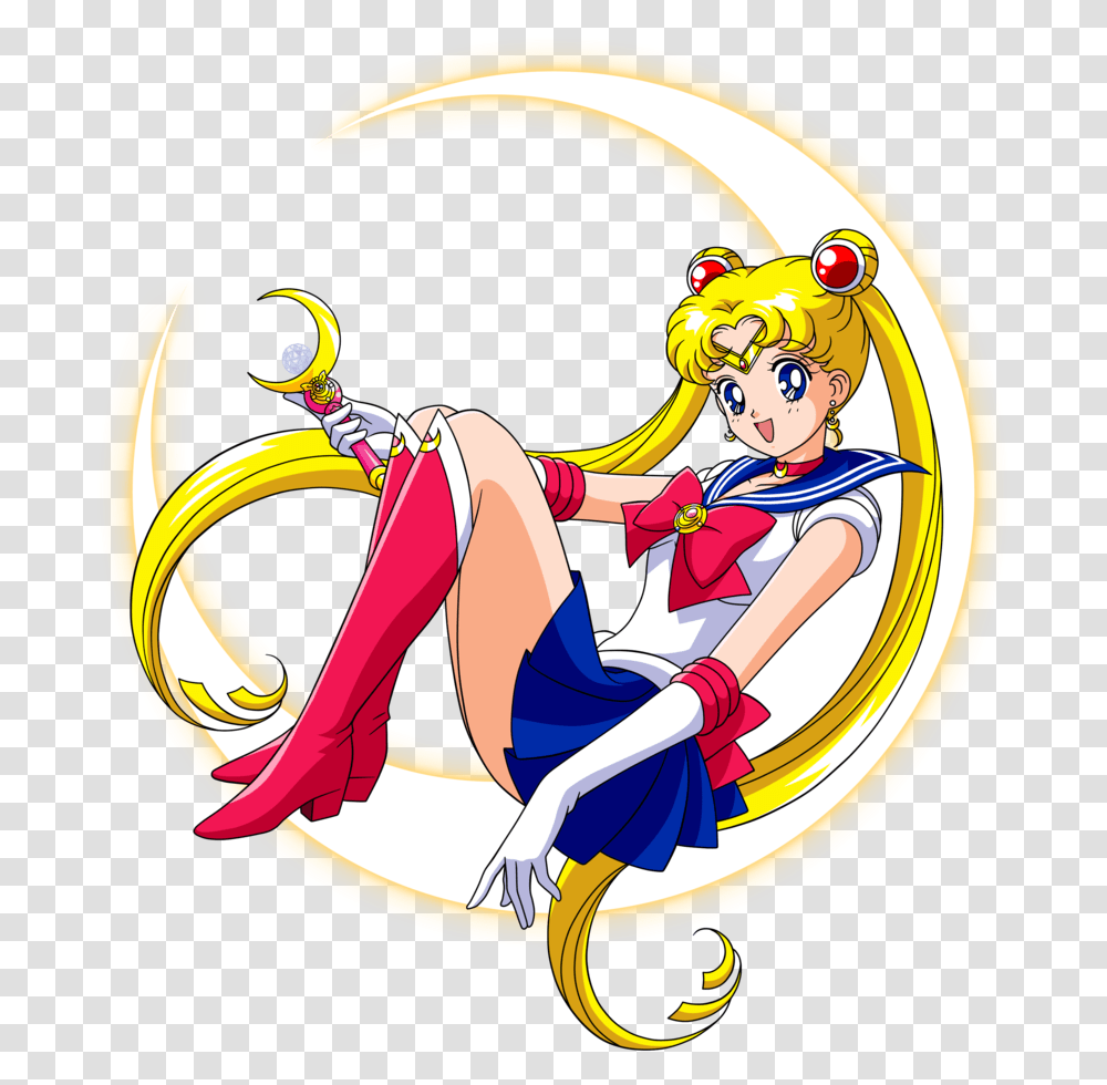 Download Sailor Moon Free Download Sailor Moon, Comics, Book, Manga, Person Transparent Png