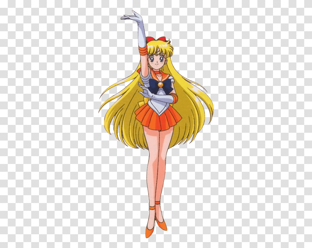 Download Sailor Venus Image With No Sailor Venus, Costume, Animal, Plant, Art Transparent Png