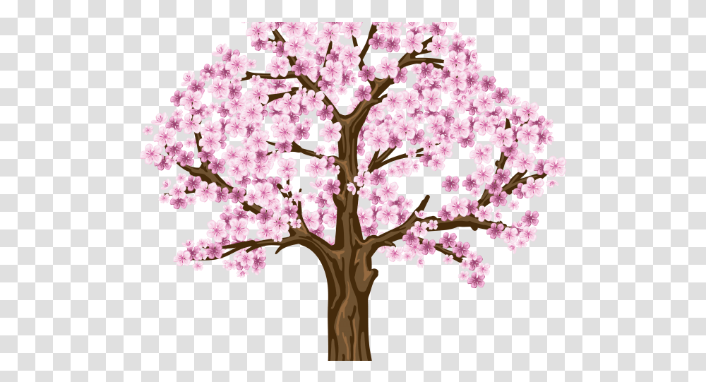 Download Sakura Clipart Dogwood Tree Cherry Blossom Tree Clipart, Plant, Flower, Cross Transparent Png