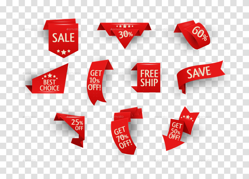 Download Sale Ribbon Clip Art Stock Sales Ribbon, Symbol, Text, Hand, Number Transparent Png