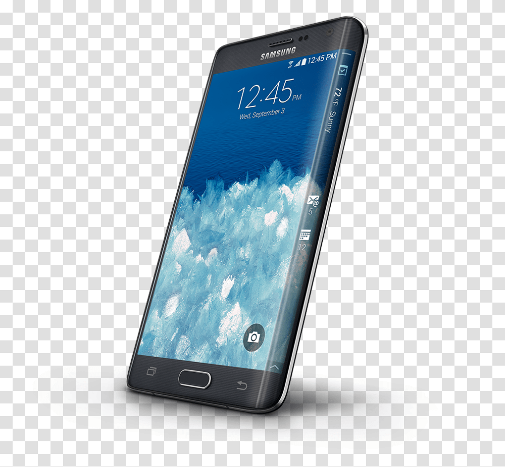 Download Samsung Galaxy Note Edge Samsung New Phone 2015 Samsung Edge Mobile Phone, Electronics, Cell Phone Transparent Png