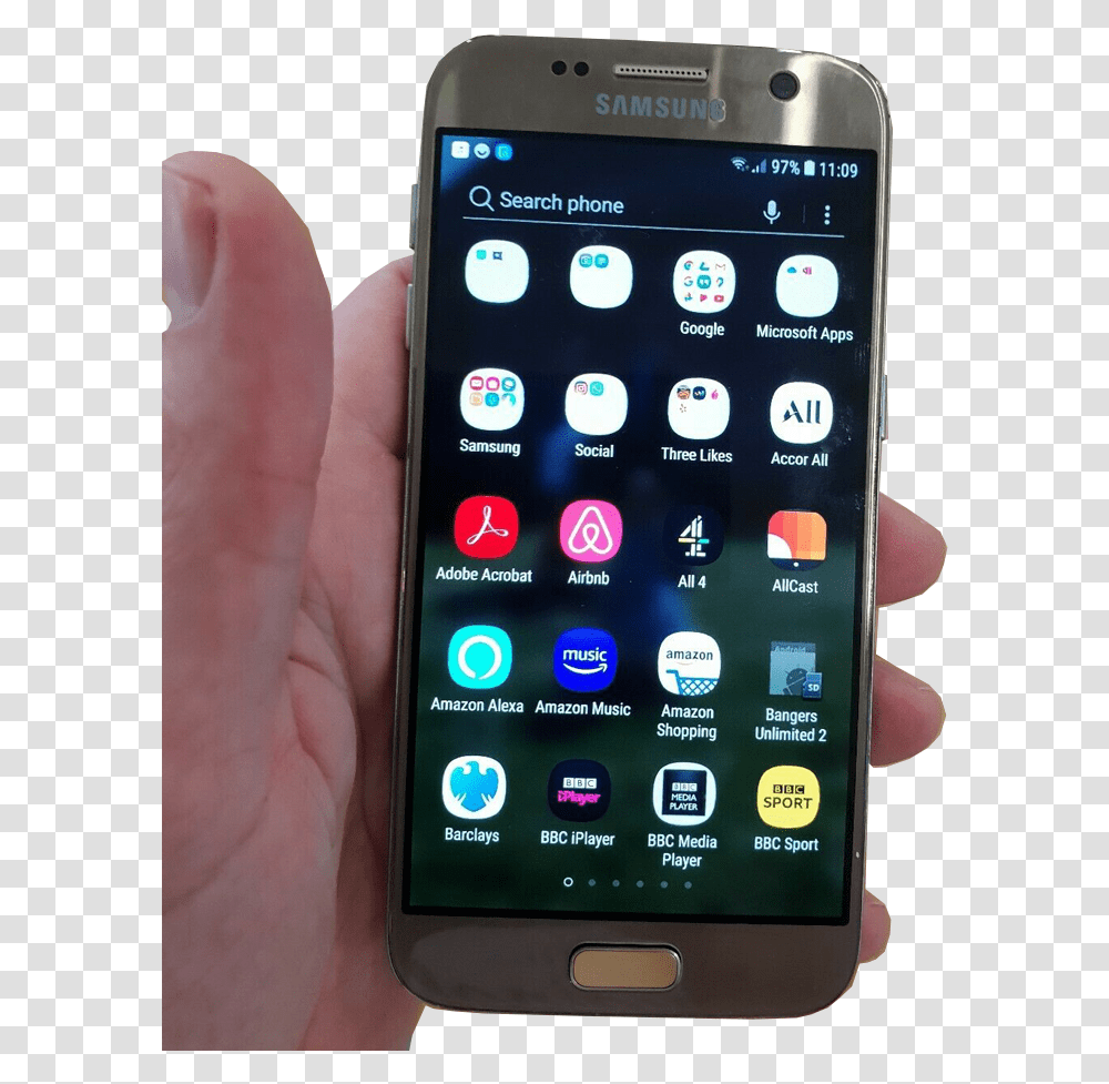 Download Samsung Galaxy Phone In Hand No Background Iphone, Mobile Phone, Electronics, Cell Phone, Person Transparent Png