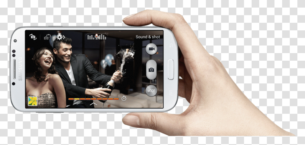 Download Samsung Galaxy S4 16gb Verizon For Android Hand Samsung Galaxy S4, Person, Human, Electronics, Phone Transparent Png