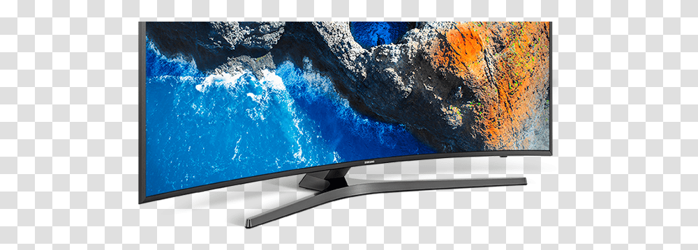 Download Samsung Uhd 4k Curved Smart Tv Samsung Background Smart Tv, Monitor, Screen, Electronics, Display Transparent Png