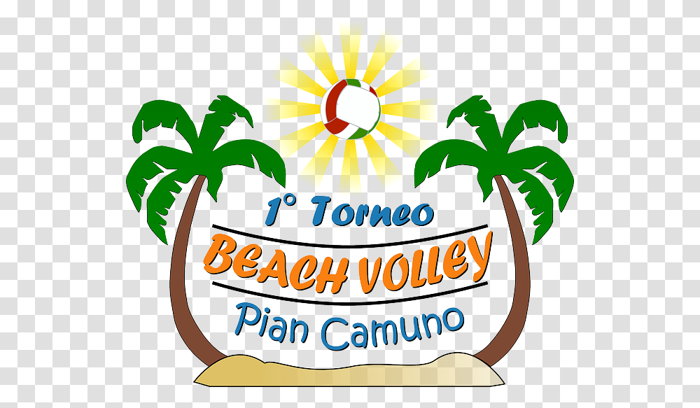 Download Sand Beach Palm Tree Cartoon Free Trees Beach Silhouette, Text, Plant, Symbol, Vegetation Transparent Png