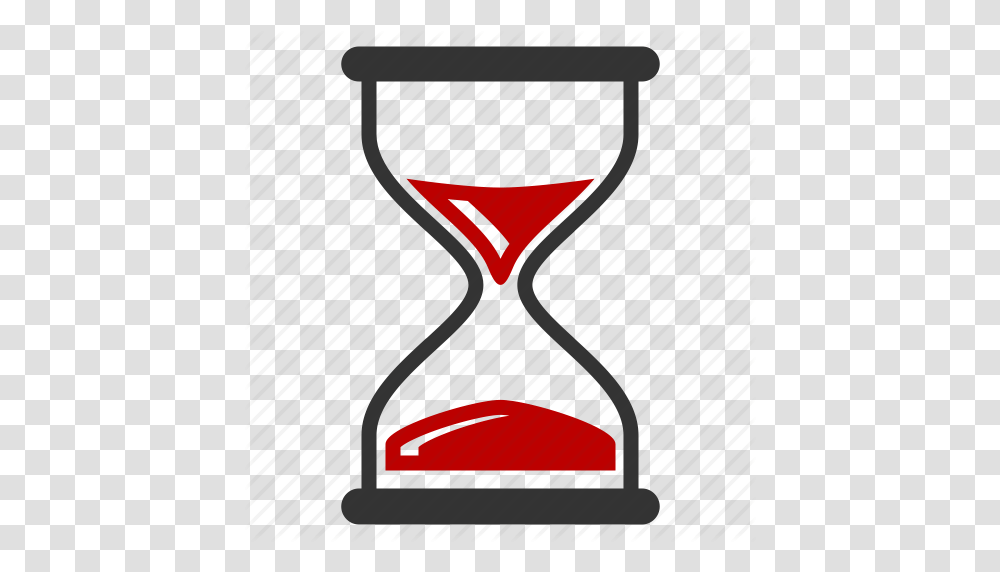 Download Sand Clock Red Clipart Hourglass Time Timer Clipart Transparent Png