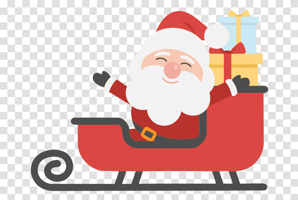 Download Santa Claus Clipart Santa Claus Rudolph Clip Art, Leisure Activities, Meal, Food Transparent Png