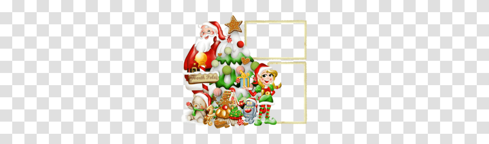 Download Santa Claus Photo Frame Clipart Santa Claus Picture, Tree, Plant, Ornament, Christmas Tree Transparent Png