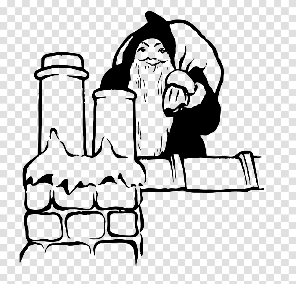 Download Santa On The Rooftop Clipart, Gray, World Of Warcraft Transparent Png