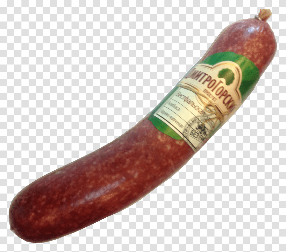 Download Sausage Image Sausage, Food, Pork, Plant, Bottle Transparent Png