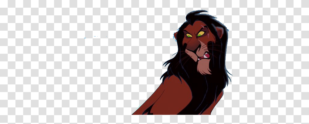 Download Scar Best Disney Villains Full Size Image Scar Lion King Jeremy Irons, Wildlife, Animal, Mammal, Person Transparent Png