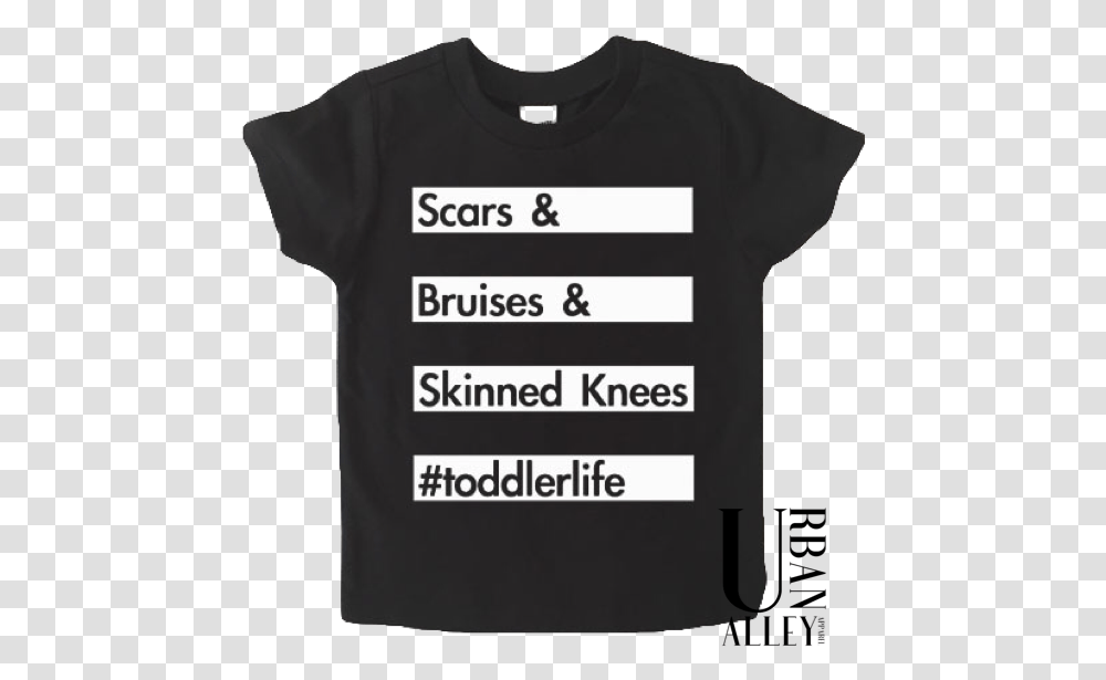 Download Scars Bruises Skinned Knees Active Shirt Full Active Shirt, Clothing, Apparel, T-Shirt Transparent Png
