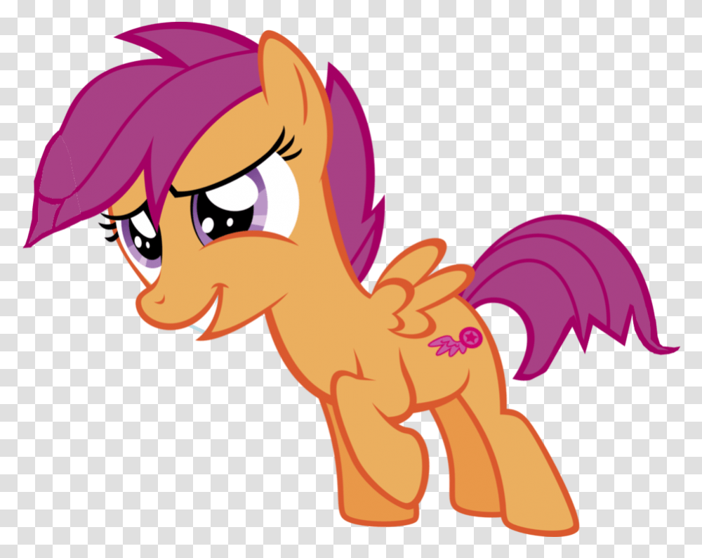 Download Scootaloo Big Eyes Profile Picture Scootaloo Au Apple Bloom Good By Sunset Shimmer, Graphics, Art, Dragon, Outdoors Transparent Png