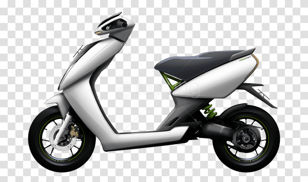 Download Scooter Clipart Photo Electric Vehicles In Bangalore, Transportation, Motorcycle, Wheel, Machine Transparent Png