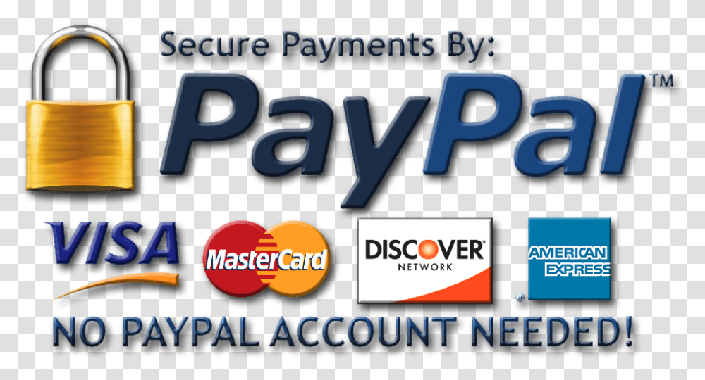 Download Secure Paypal Logo Polymer Clay Dragon We Accept Credit Card And Paypal, Text, Symbol, Trademark, Word Transparent Png