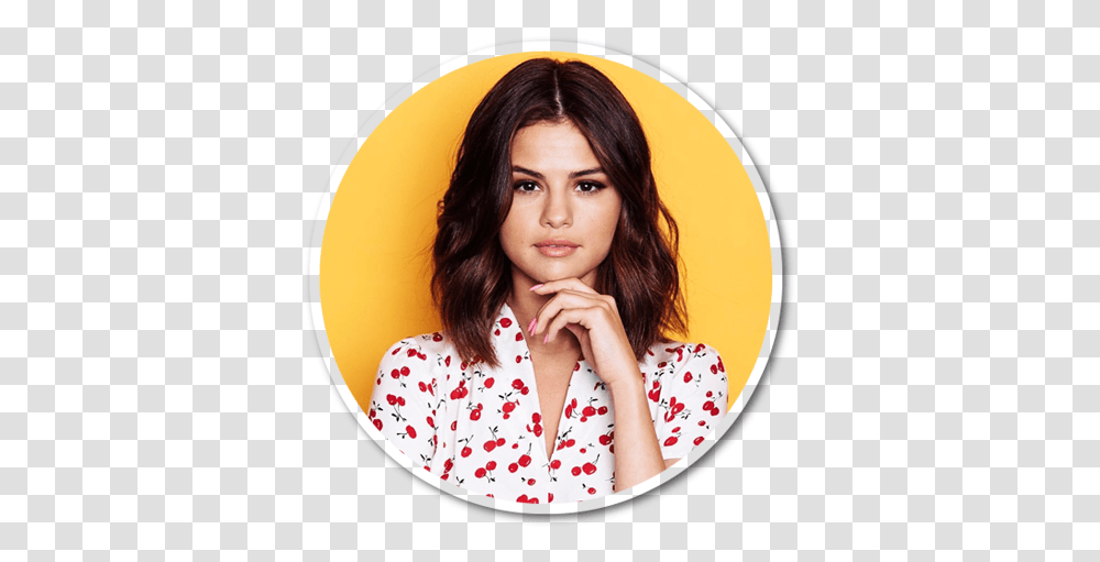 Download Selena Gomez Image With No Background Pngkeycom Selena Gomez Photoshoot Short Hair, Face, Person, Human, Clothing Transparent Png