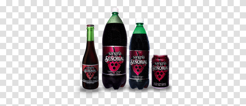 Download Senorial Carbonated Beverage Sangria Senorial, Drink, Bottle, Alcohol, Pop Bottle Transparent Png