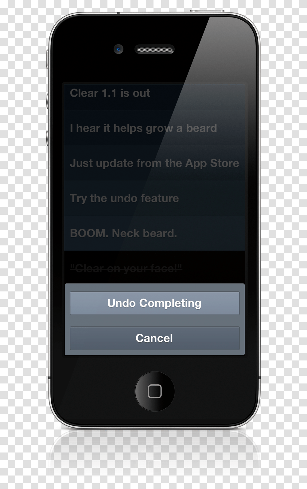 Download Shake To Undo Iphone 4 Camera Image With No, Mobile Phone, Electronics, Cell Phone, Text Transparent Png