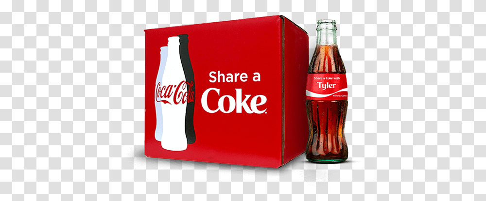 Download Share A Coke Logo Full Size Image Pngkit Pack Coca Cola, Beverage, Drink, Soda, Bottle Transparent Png