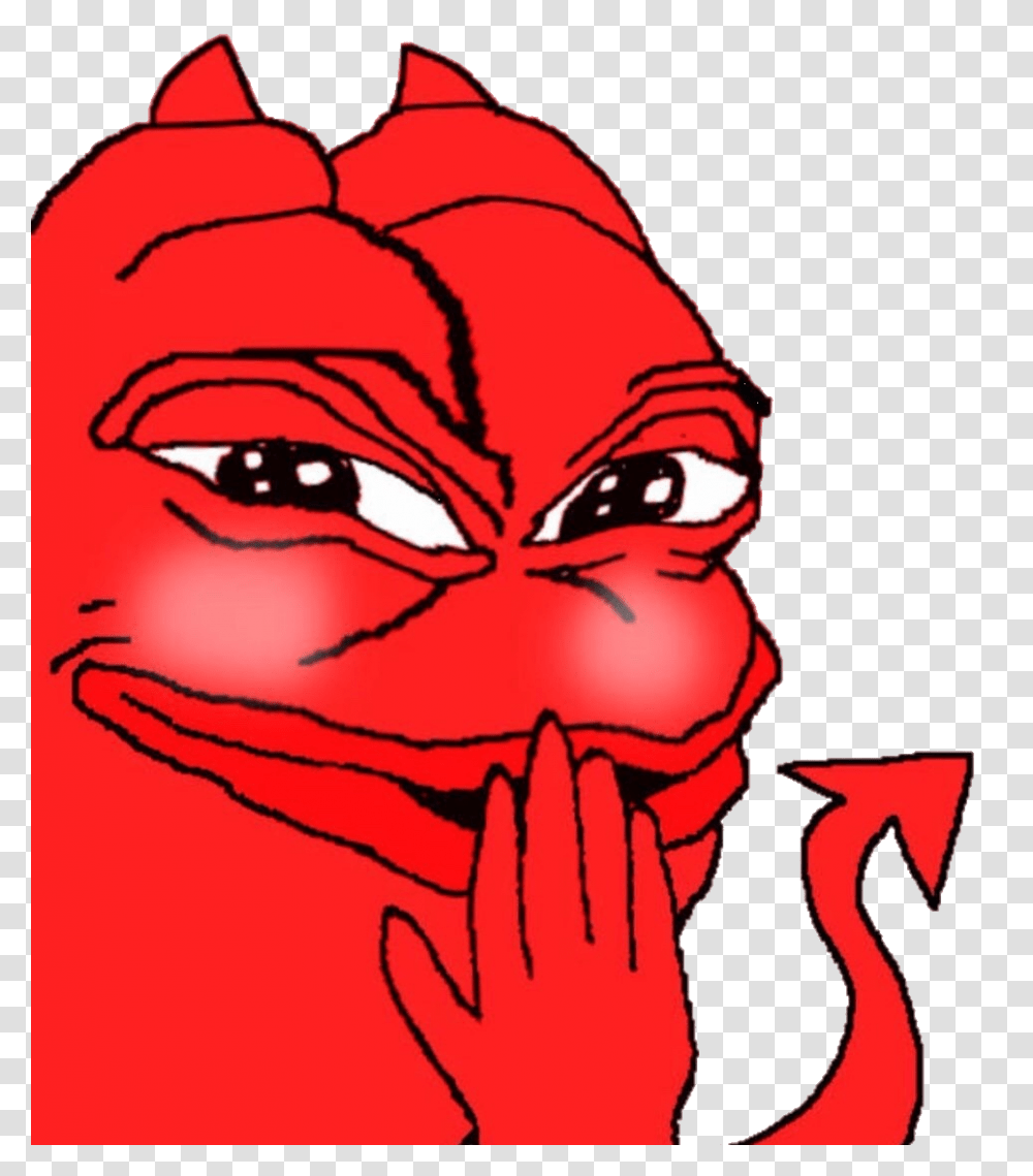 Download Share Pepe The Frog Evil Image With No Devil Pepe, Face, Person, Human, Head Transparent Png