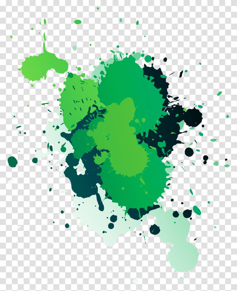 Download Share This Article Green Paint Splatter Splash Neon Paint, Map, Diagram, Plot, Graphics Transparent Png