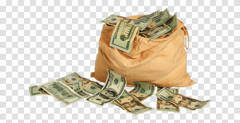 Download Share This Image Bag Of Money Psd, Dollar, Person, Human Transparent Png