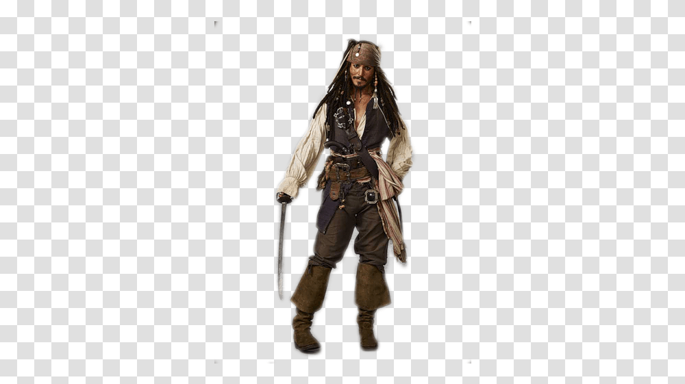 Download Share This Image Disfraz De Jack Sparrow Johnny Depp Pirates Costume, Person, Human Transparent Png