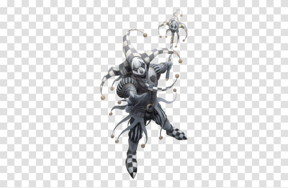 Download Share This Image Jester Dungeons And Dragons Grey Jester, Person, Human, Statue, Sculpture Transparent Png