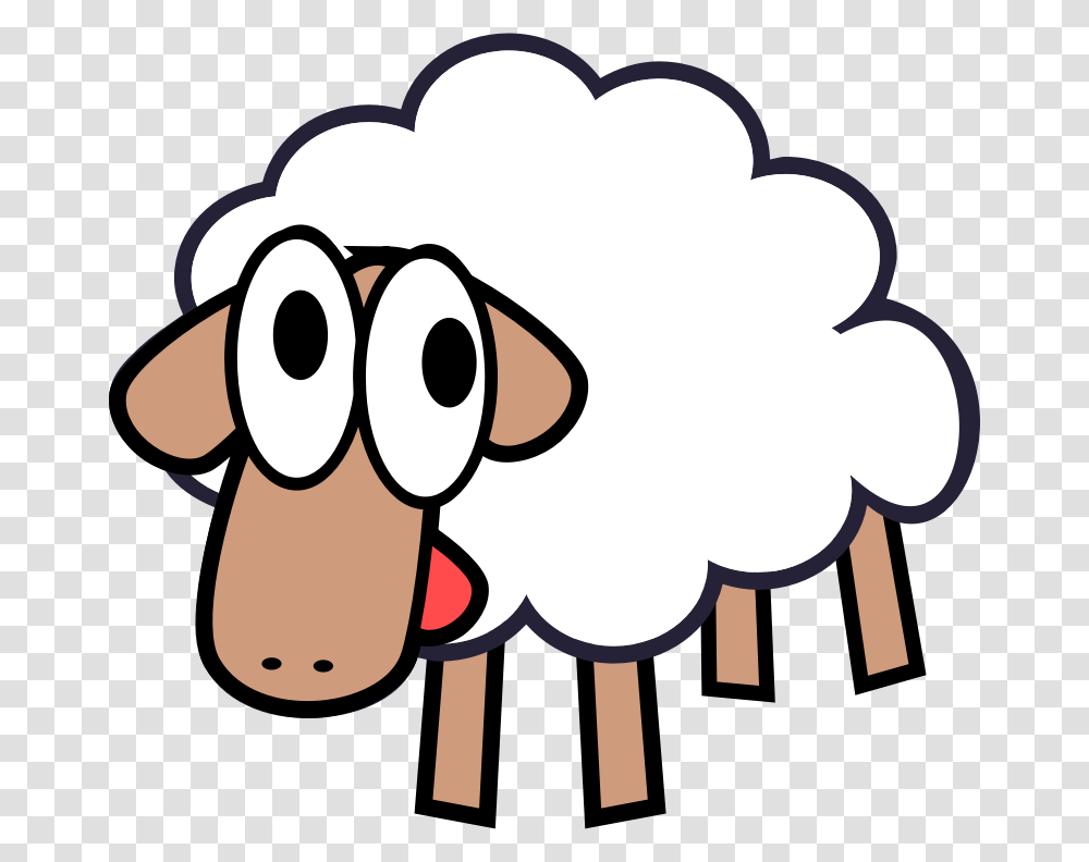 Download Sheep Clip Art Free Clipart Of Cute Sheep Fluffy Hand, Dynamite, Bomb, Weapon, Weaponry Transparent Png