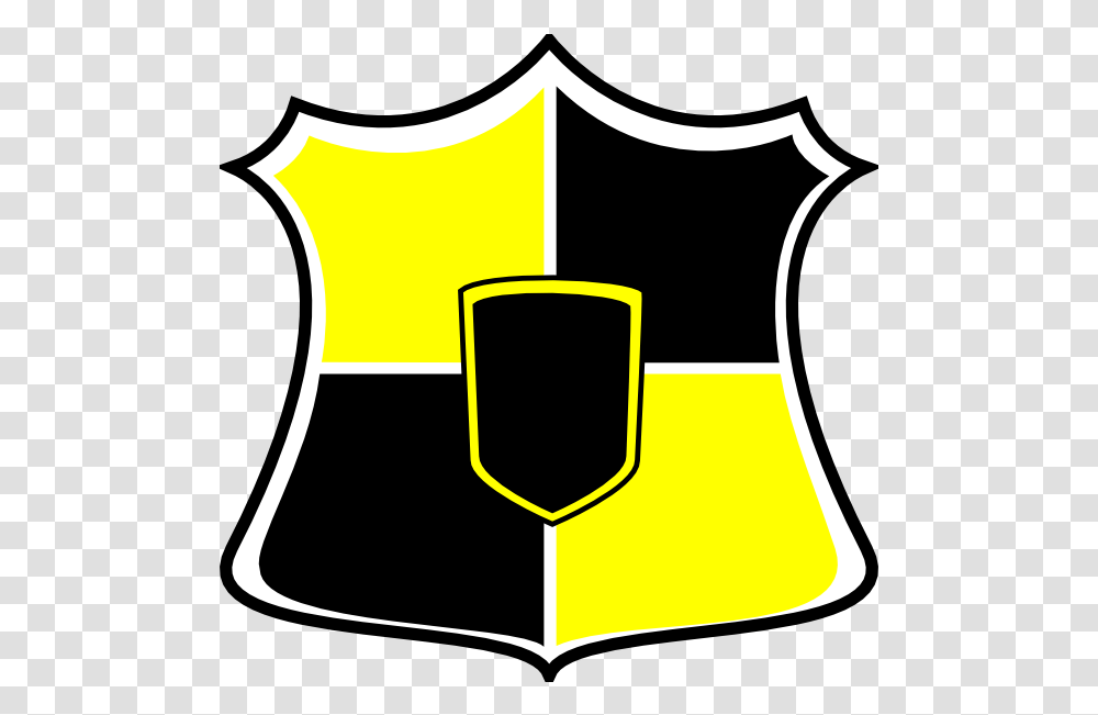 Download Shield Clipart Yellow Pencil And In Color Blank Yellow Shield Logo, Armor, Axe, Tool, Symbol Transparent Png