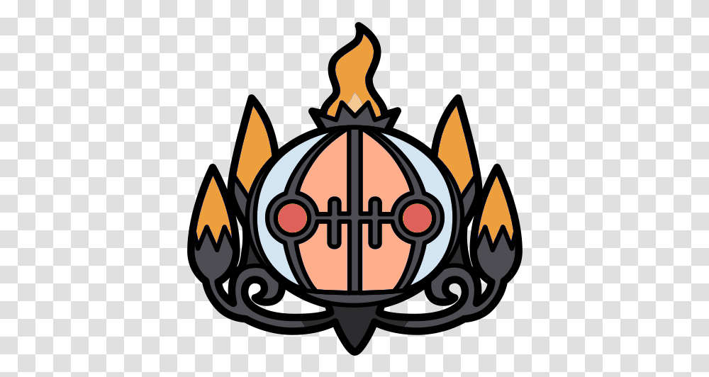 Download Shiny Chandelure Pokemon Pokemon Shuffle Chandelure, Symbol, Light, Emblem, Dynamite Transparent Png