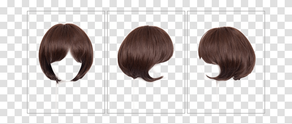 Download Short Hair Lace Wig, Person, Human, Haircut, Face Transparent Png