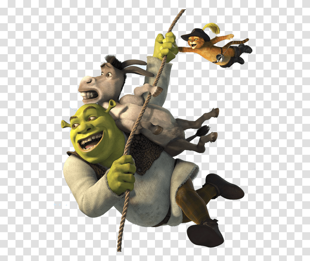 Download Shrek Background Shrek And Donkey And Puss, Animal, Mammal, Advertisement, Poster Transparent Png