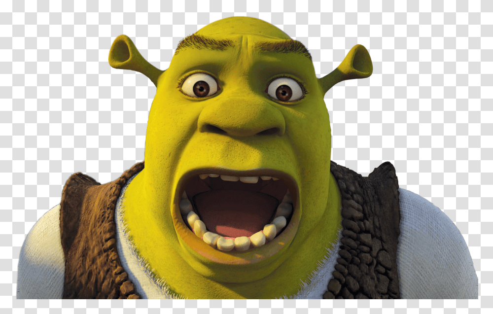 Download Shrek Scream Image For Free 800 Pixels By 200 Pixels, Toy, Teeth, Mouth, Clothing Transparent Png