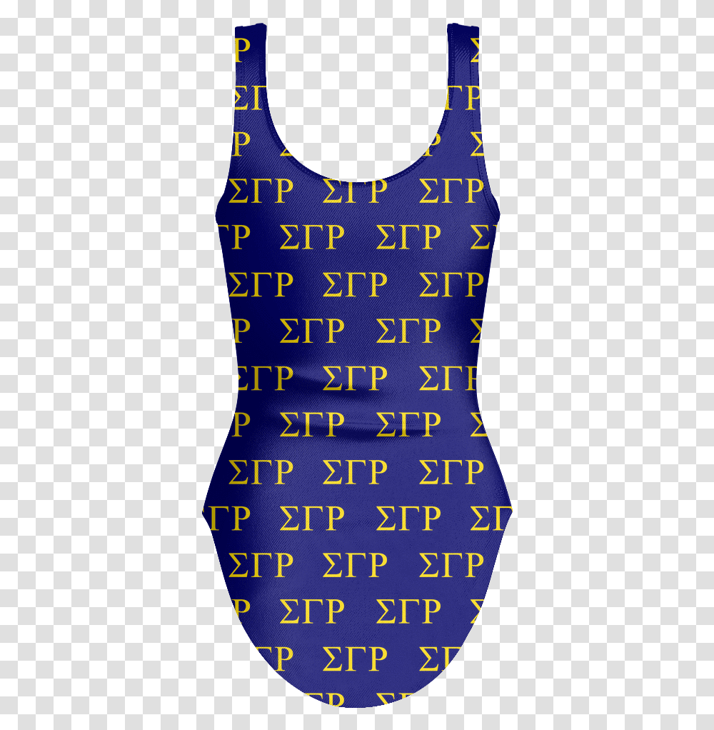 Download Sigma Gamma Rho Greek Logo Swimsuit Full Size Lemon Tree, Pillow, Cushion, Text, Clothing Transparent Png