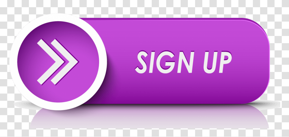 Download Sign Up Button Free For Designing Use Sign Up Logo, Text, Label, Purple, Symbol Transparent Png