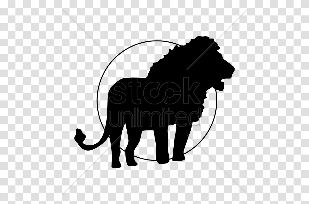 Download Silhouette Clipart Lion Cat Clip Art Lion Cat Black, Sport, Wand, Incense, Oars Transparent Png