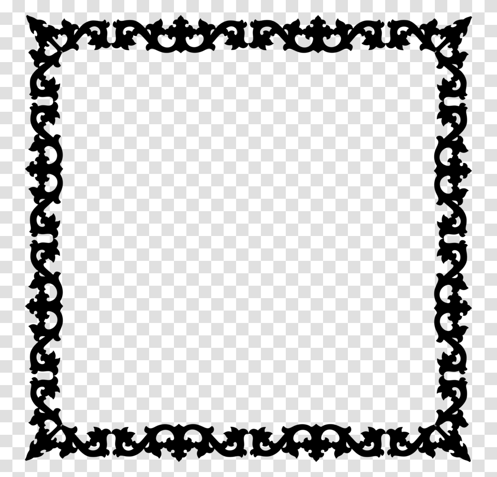 Download Silhouette Frame Clipart Picture Frames Clip Art, Gray, World Of Warcraft Transparent Png