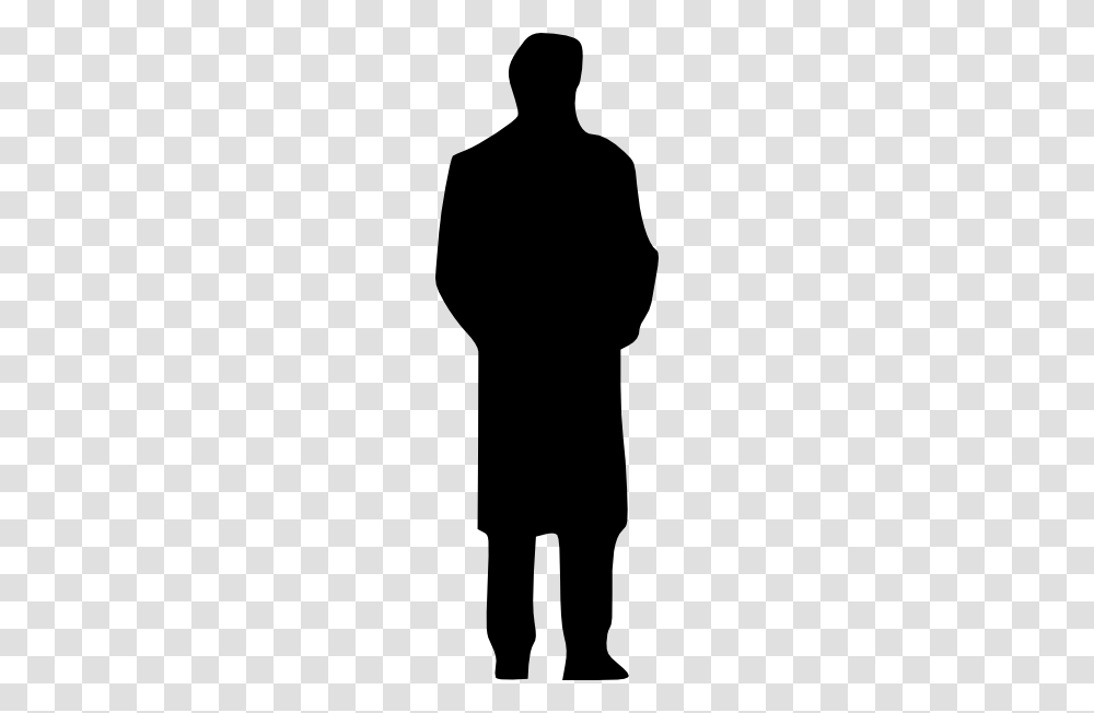 Download Silhouette Man In A Coat Clipart, Hand, Person, Human, Light Transparent Png