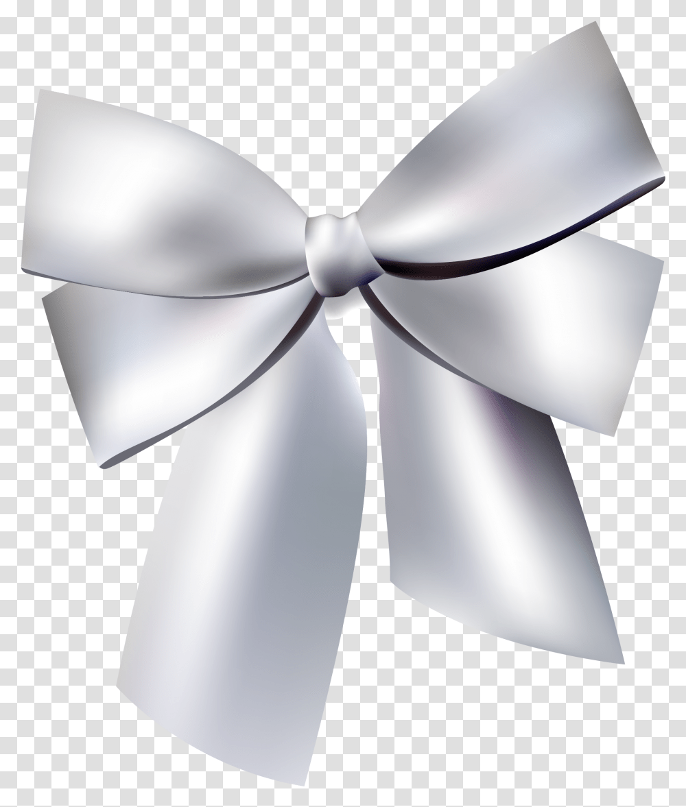 Download Silver Bow Silver Ribbon, Lamp, Machine, Propeller, Tie Transparent Png
