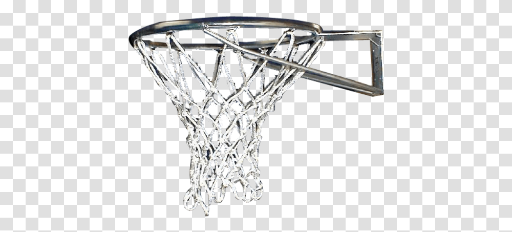 Download Silver Fern Heavy Duty Net Netball In White Background, Hoop Transparent Png